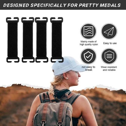 4 Multifunctional Velcro Triangle Belts, Multi-Purpose Multi-Belts with Hanging Hooks, Carabiners, and Molle Attachments for Airsoft, Mountaineering,