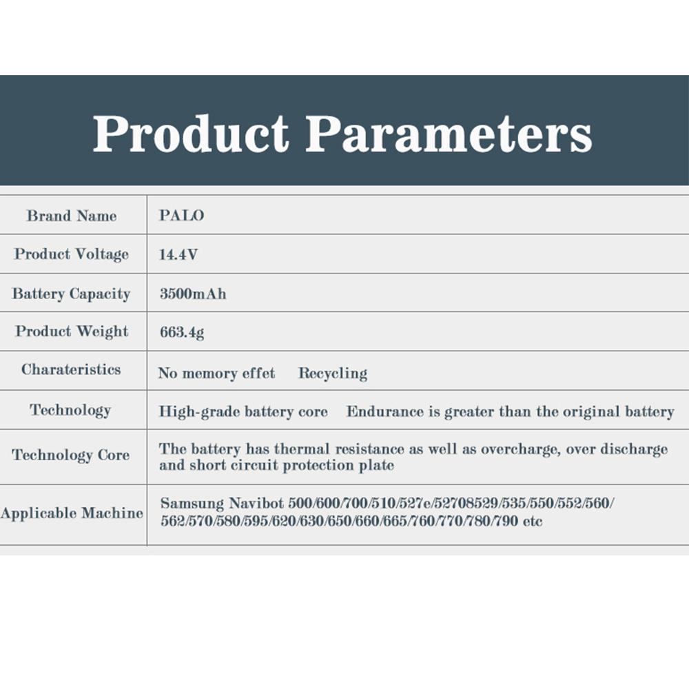 Сменный аккумулятор 14.4V 3500mAh Ni-MH для пылесоса iRobot Roomba