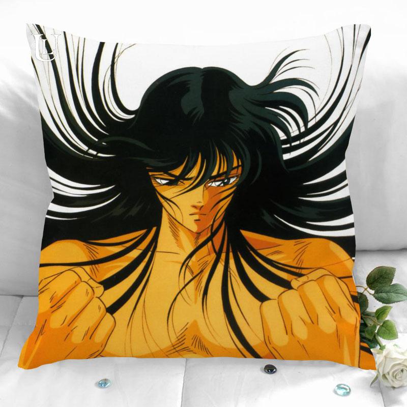 Новые наволочки Saint Seiya на заказ, квадратные наволочки с принтом, декоративные наволочки для дома на молнии 35x35 см, 40x40 см(Одна сторона)