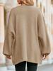 Women's Chunky Knit Cardigan Oversized Open Front Long Lantern Sleeve Cozy Sweater Coat