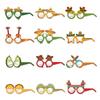 24pcs Cartoon Party Paper Glasses Funny Dress Up Costume Mask Mexican Themed Glasses  Beach Pool