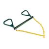 Outdoor Toy Trapeze Swing Bar Rings Chain Set Accessories for Gym