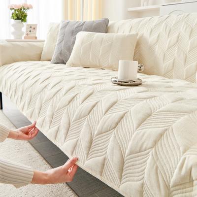 Подушка для дивана из синели, универсальный чехол для дивана в кремовом стиле, легкий роскошный нескользящий чехол на спинку, полотенце