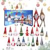 Christmas Advent Calendar 24-day Christmas Countdown Calendar Gnome Dolls Plush Toy 2026 New Year Holidays Kids Party Gifts Box
