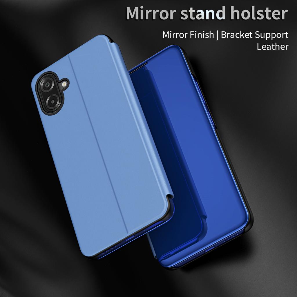 For Samsung Galaxy A07 4G Case View Window Stand Leather Flip Phone Cover