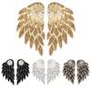 Women Retro Gothic Cool Jewelry Angel Wing Rhinestone Ear Jacket Earrings ARI