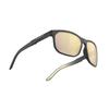Sound Rise Ice Laser Lens 61mm [RUDYPROJECT] Sunglasses, Gold/Multi Gold, Width