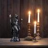 Hekate Niktipolos Statue Magic Greek Goddess Witch Figurine Lightbringer or Morning Star Resin Sculpture for Home Decor