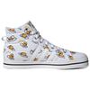adidas Gudetama X Neo Bravada Средние парусиновые с принтом Повседневные спортивные Нескользящие высокие кеды для скейтборда Унисекс Кроссовки Молочно-белый FY2939