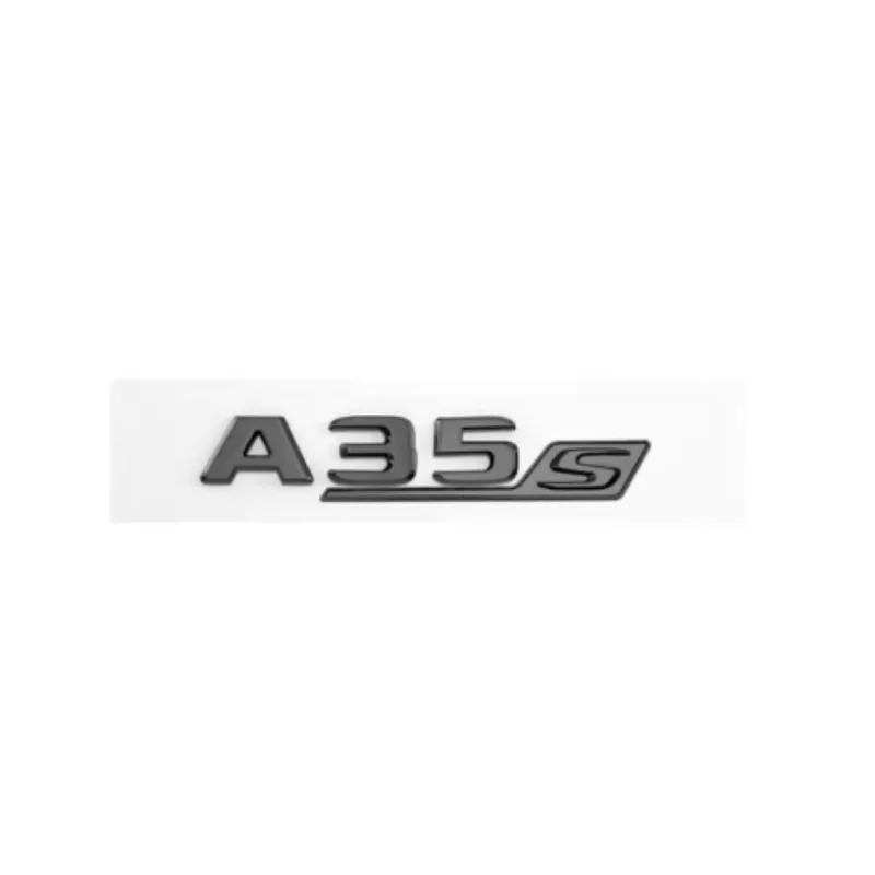 3D ABS красный и черный S-логотип A35S A45S буквенная эмблема наклейка подходит для Mercedes-Benz A45S AMG W176 W177 автомобильные аксессуары.