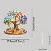 Красочное дерево настольное украшение акриловый знак декор 2D плоский новинка праздничные принадлежности центральный элемент стола