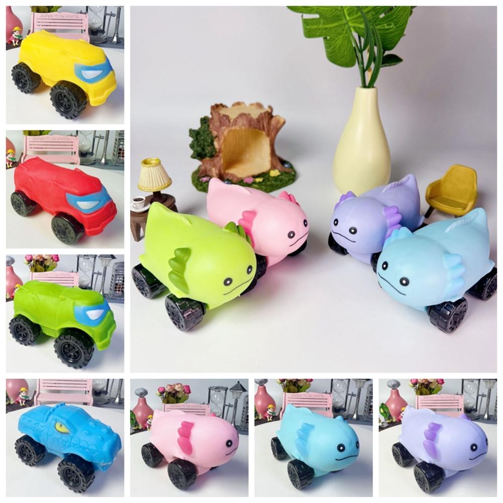Stretchable Car Salamander Squeeze Toy High Elasticity Cute Pinch Toy Kids Tricky Doll