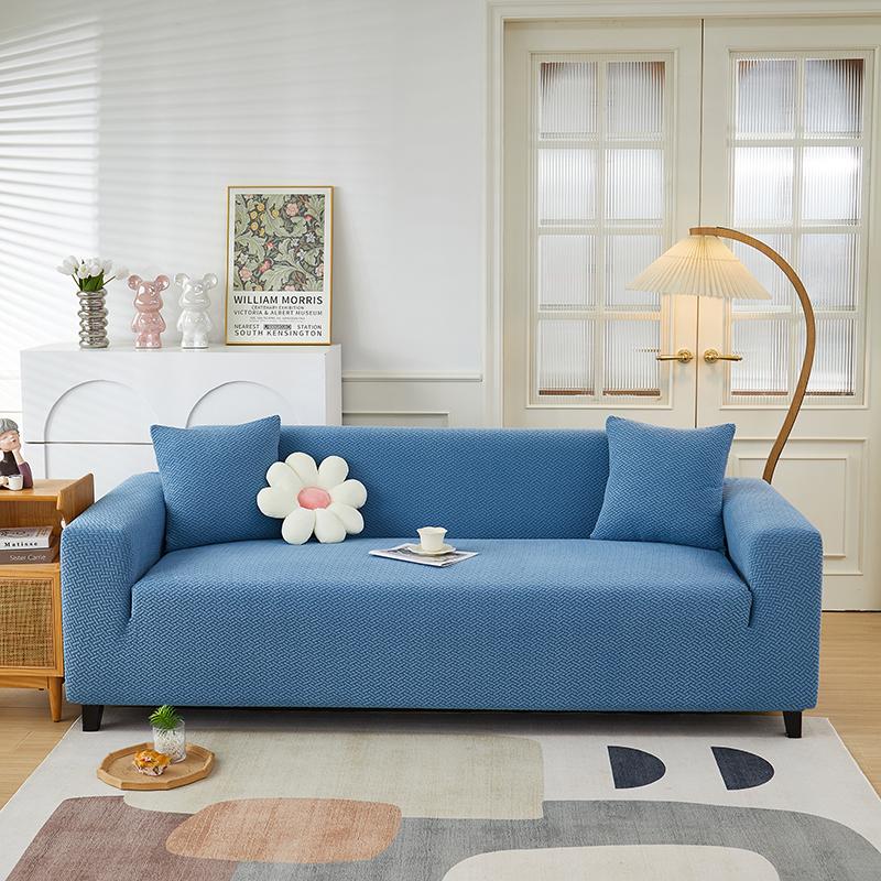 1 шт. Жаккардовый Эластичный Чехол на Диван Регулируемый Нескользящий Растягивающийся Чехол для Дивана Домашняя Гостиная Защитный Чехол для Дивана Домашний Декор