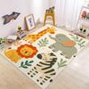 Мультяшный ковер с животными, коврик, ковер с рисунком жирафа и слона, коврик для ползания для детской комнаты, спальни, домашнее украшение, напольный коврик