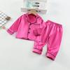 Toddler Baby Boys Long Sleeve Solid Tops+Pants Pajamas Sleepwear Outfits