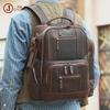 Men's Large Capacity High-End Crazy Horse Leather Backpack