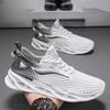 Men's shoes summer breathable hollow blade sole mesh shoes comfortable breathable lightweight mesh casual low-top running shoes