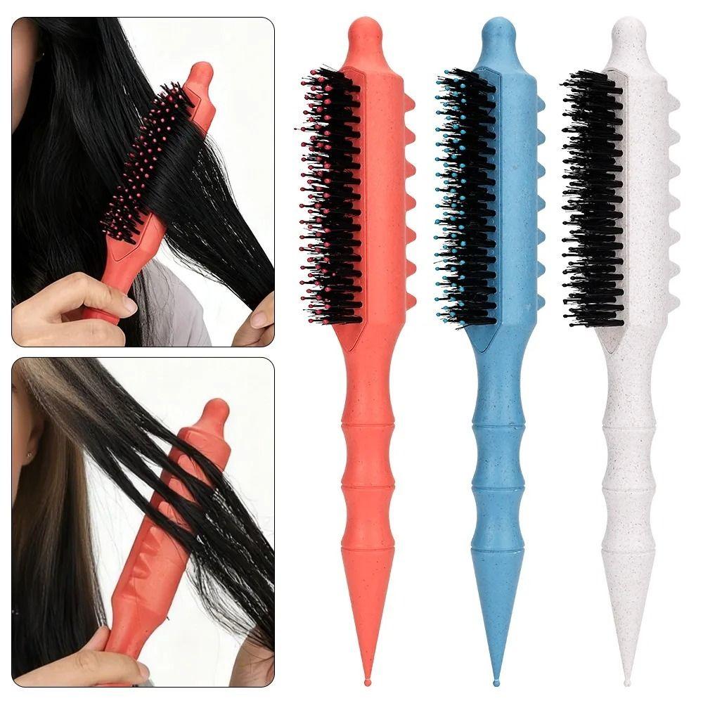 Pointed Tail Volumizing Curls Hair Comb Braiding Hairstyling Curling Roller Comb  Hair Styling Use