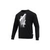 Martial Series Graphic Print Crew Neck Sweatshirt Men Tops Black IA8183