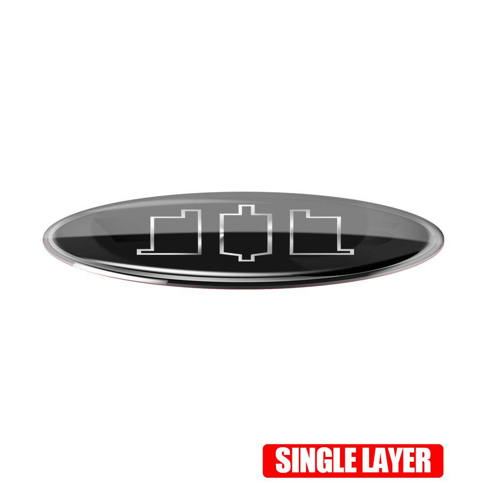 Car Styling Body Tail Trunk Sticker Emblem Decoration Decal For KIA Ceed Sorento K3 Rio Soul Picanto Sonic Niro Cerato Sportage BN3
