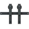 8FT Sliding Barn Door Hardware Kit, 330LBS Loading Heavy Duty Barn Door Track Kit for Single Door, Fit 3.7-4.3FT Wide and 1.3"-1.8" Thick Door Panel,