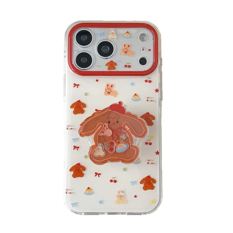 Сладкий маленький кролик в корейском стиле Чехол для телефона для iPhone 17/16 Pro Max/15 Pro