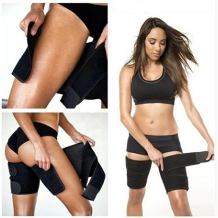 1 пара, тонкий триммер для бедер, формирователь ног, Fajas, тонкий пояс для похудения, неопреновый корректирующий костюм для пота, тонизированный мышечный ремешок для похудения, обертывание для похудения