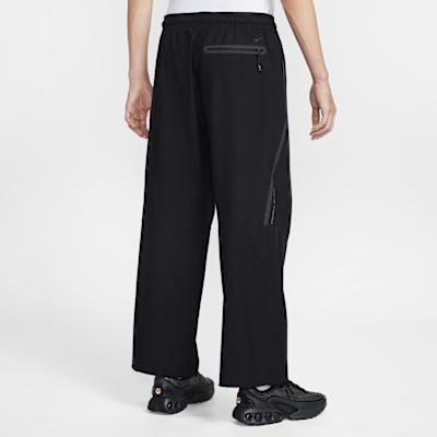 Men's Pants Nike Knitted Sweatpants Men's Black/Black Moderate Cuffed Pants