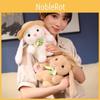 Pudding Plush Bunny Stuffed Toy Hat Rabbit Doll Decoration Kids Birthday Gift