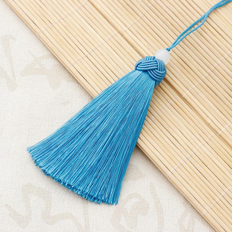 10cm Thick Pineapple Tassel Ornament with Bead Pendant - Ancient Style Decorative Hanging for Curtains and Fans, Gift Box Included