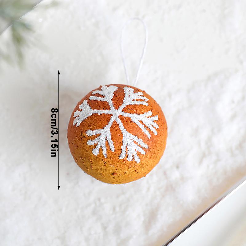 1 шт. Рождественская подвеска в виде печенья, бытовые предметы, снежный пончик, пенопластовый шар