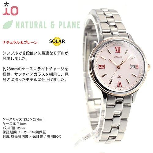 Orient Женские часы IO Solar RN-WG0006P — розовые, сделано в Японии, внутренняя гарантия