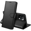 Case - Phonillico® - Xiaomi Redmi Note 13 PRO 5G - Black Wallet - Leather Effect - Video Support