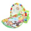 Musical Baby Gyms Play Mats Battery Powered Musical Activity Baby Play Piano Gym for Baby Newborn Toddler Infants Green