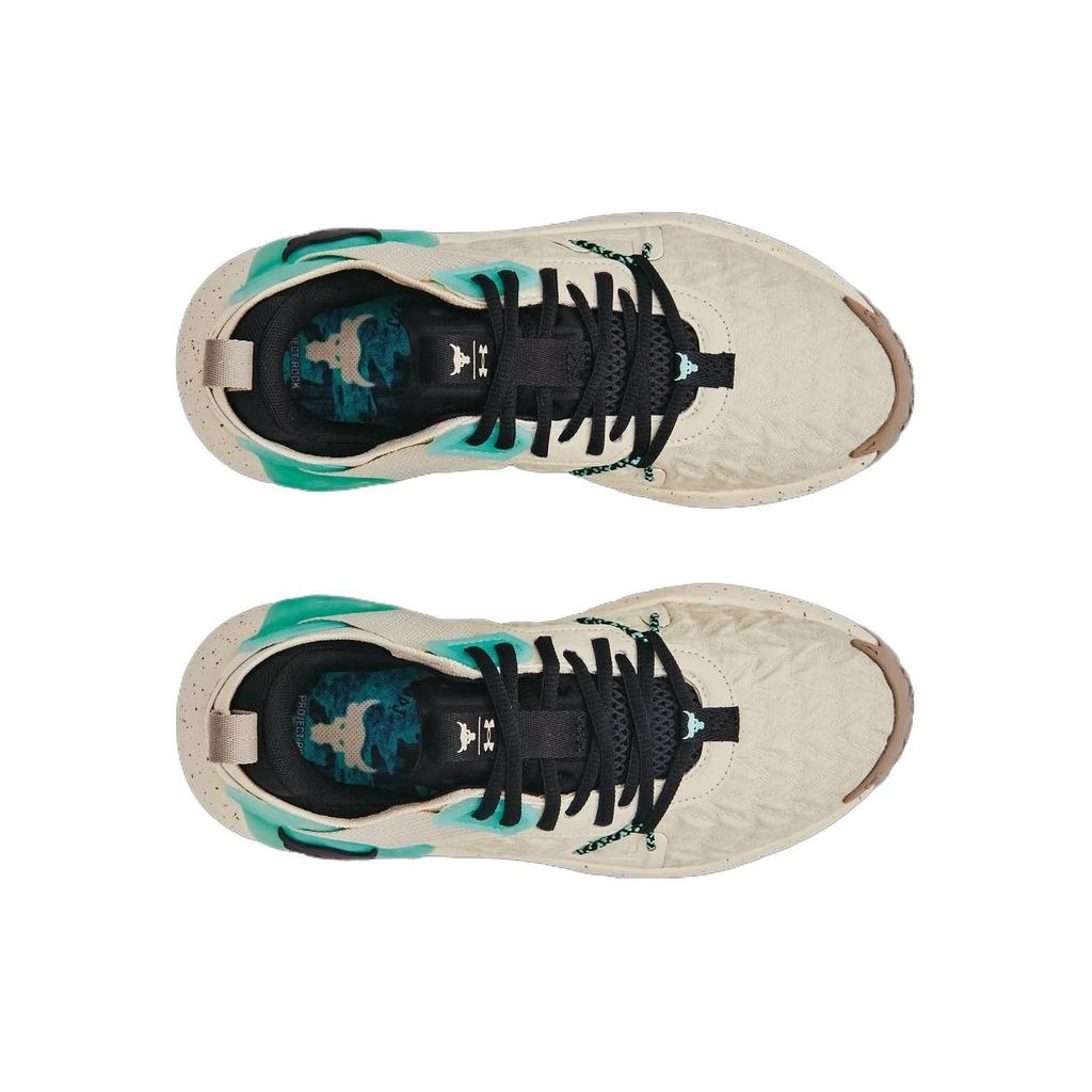 Under Armour Project Rock 6 Silt Black Women Sneakers Cream 3026535-200