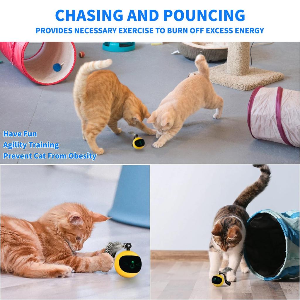 Cat Toy Electric Teaball Charging Pet Ball Automatic Intelligent Soothing Toy