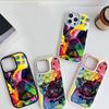 Для iPhone 13 14 15 Pro Max Samsung Galaxy A14 A15 A24 Xiaomi 13T Redmi 12C Мягкий пухлый чехол для телефона A44 Чехол из ТПУ с французским бульдогом и собакой