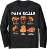 Pain Scale Turkey Funny Trauma Nurse Thanksgiving Long Sleeve T-Shirt