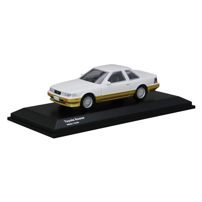 Kyosho Original 1/64 Toyota Soarer Белый/Золотистый Отделка Ограниченная Мультиколор