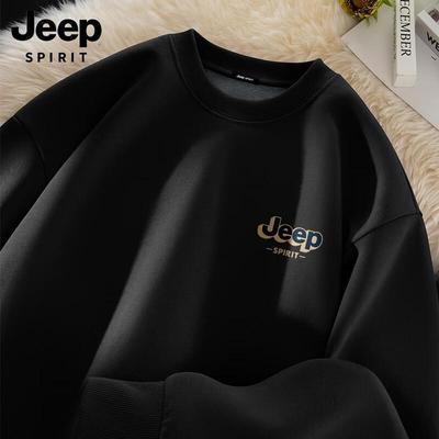 Мужской пуловер JEEP SPIRIT из плотного флиса с подкладкой