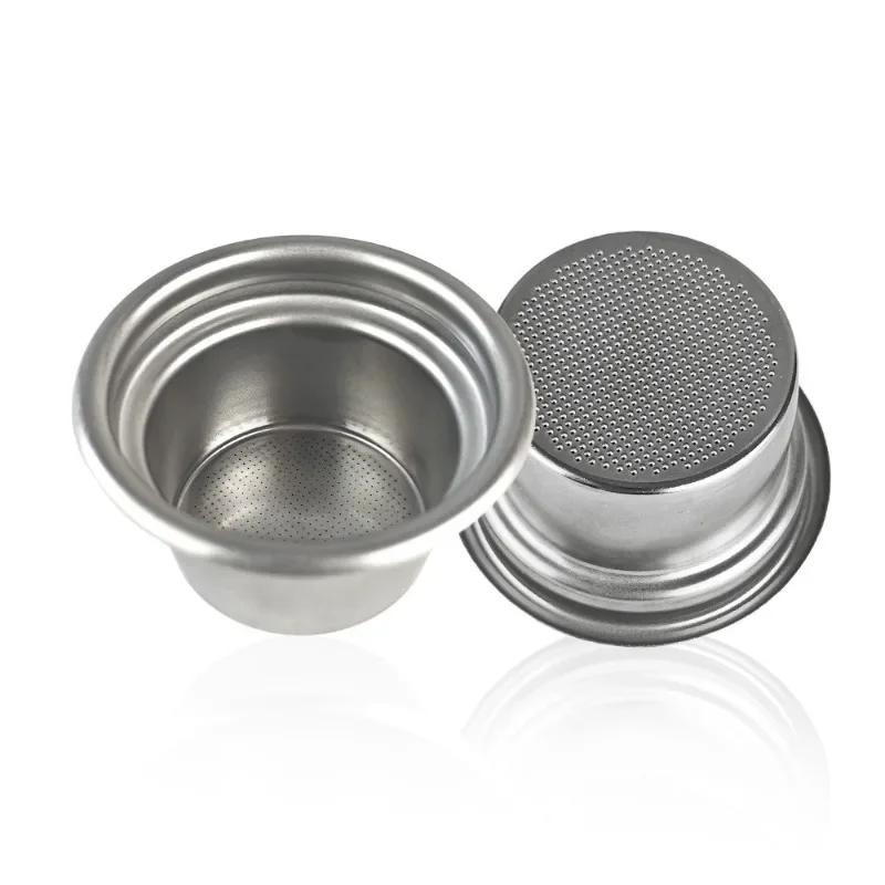 Корзины для кофейных фильтров эспрессо из нержавеющей стали, многоразовые 58 мм, чаша для порошка на четыре чашки, домашнее кафе, фильтровальная корзина для ручки кофемашины