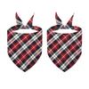2PCS Pet Bandana for Cat Dogs Christmas Festival Party Props Dog Bandanas Scarf Triangle SalivaTowel Pet Holiday Collar