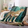 1pc Cheetah Print Blanket Lightweight Blanket Throw Blanket For Sofa, Bed, Travel, Camping, Livingroom, Office yy251010027