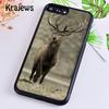 Krajews Олень Северный олень Животное Мягкий Чехол для телефона Крышка для iPhone 14 5 6s 7 8 plus XR XS 11 12 13 pro max Samsung S21 S22ultra Plus