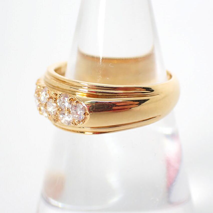 [Б/у] Кольцо KENZO/Бриллиант K18/0,52 карата/Нет. 12/г441-55