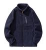 Флисовый Boa Brushed Cold Warm Boa Casual Heat Zippered Full Fleece Navy [M-Sing] Куртка, Пальто, Подкладка, Защита, Верхняя одежда, Гольф, Спортивная одежда, Осень,