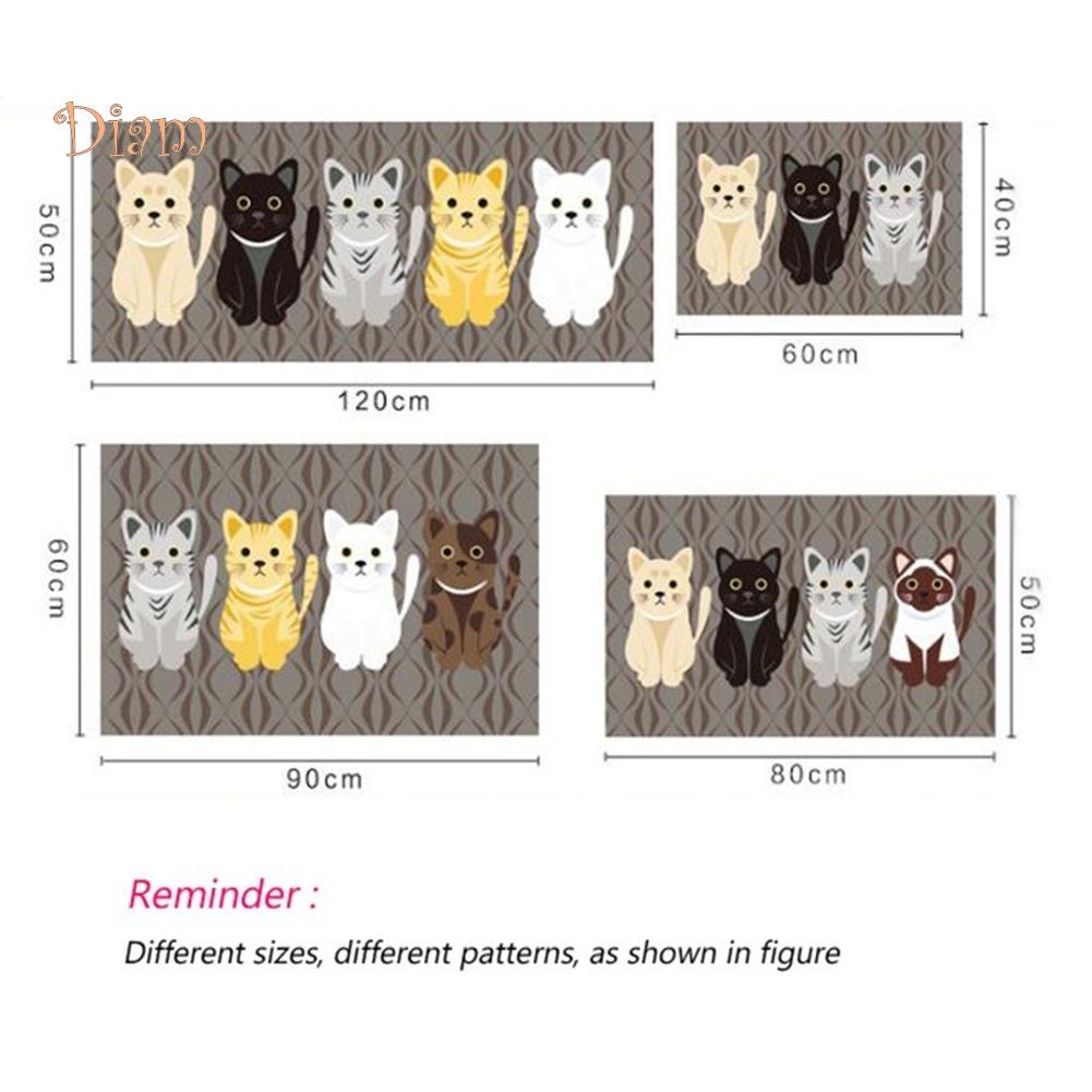 NO.HS Животное Кот Печатный Ванная Кухня Ковер Коврик Коврик Противоскользящий Коврик Другое Домашнее хозяйство