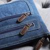 Классическая джинсовая повседневная женская сумка через плечо, маленькие сумки на плечо