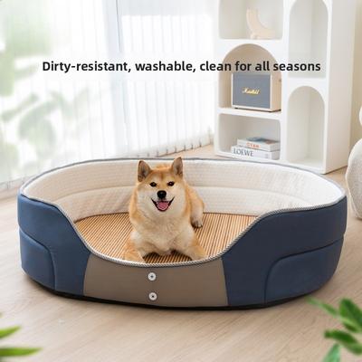 Гнездо для глубокого сна для собак Four Seasons Universal Open Sponge Nest Medium Large Dog Golden Retriever Dog Bed Pet Nest Pad