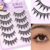 5 пар DIY пушистые накладные ресницы густые густые завитые ресницы инструмент для макияжа